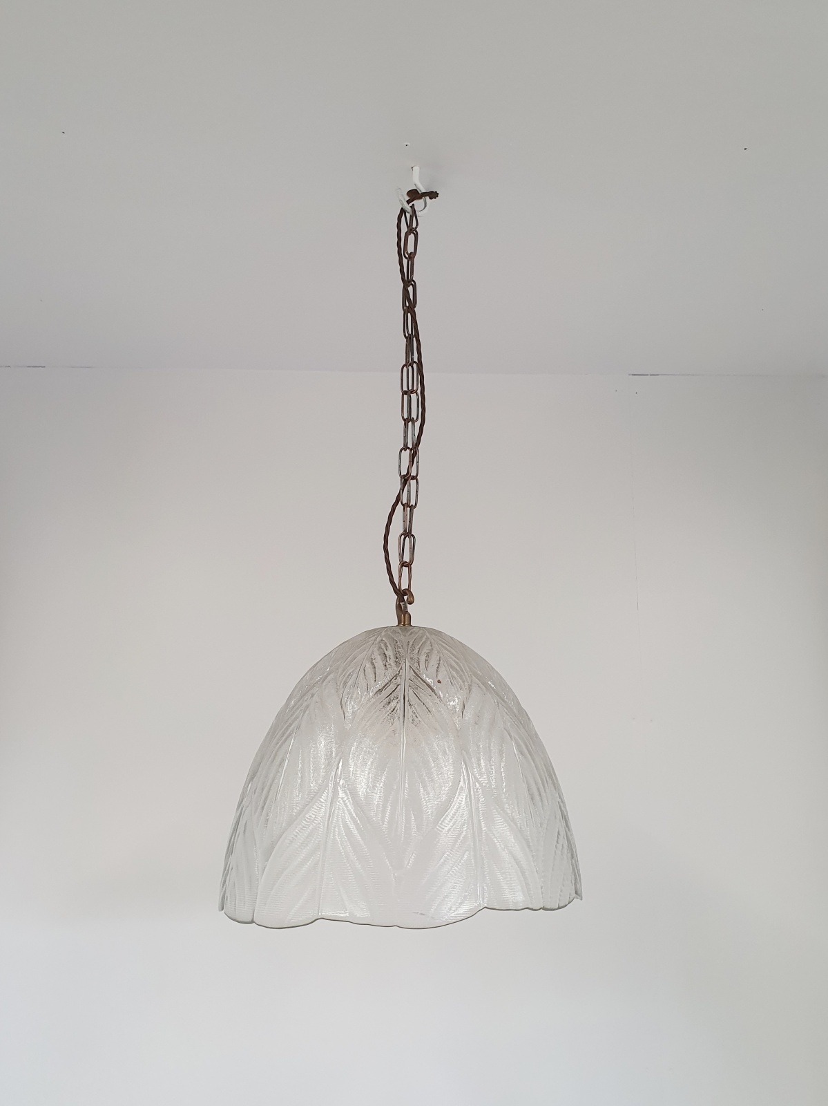 Unsigned | 2 Very Large Pendant "leaf" Lampshades | Available to Buy Seperately - Image 11