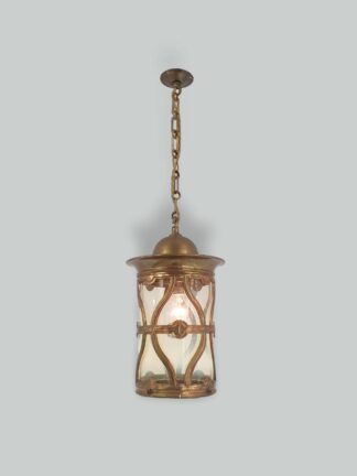 Unsigned | Art Nouveau Vaseline-glass Lantern | England c.1900 | SOLD