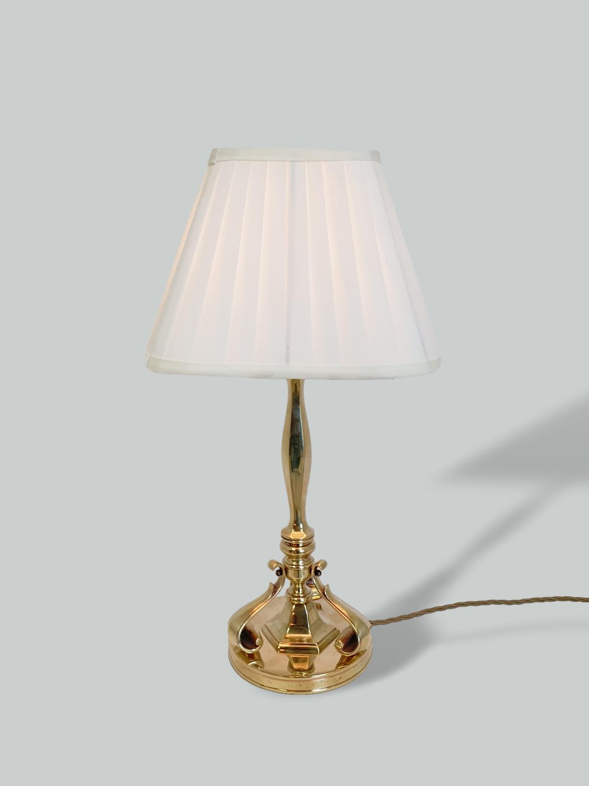 Unsigned | Edwardian Brass Table Standard | England c.1910 | SOLD