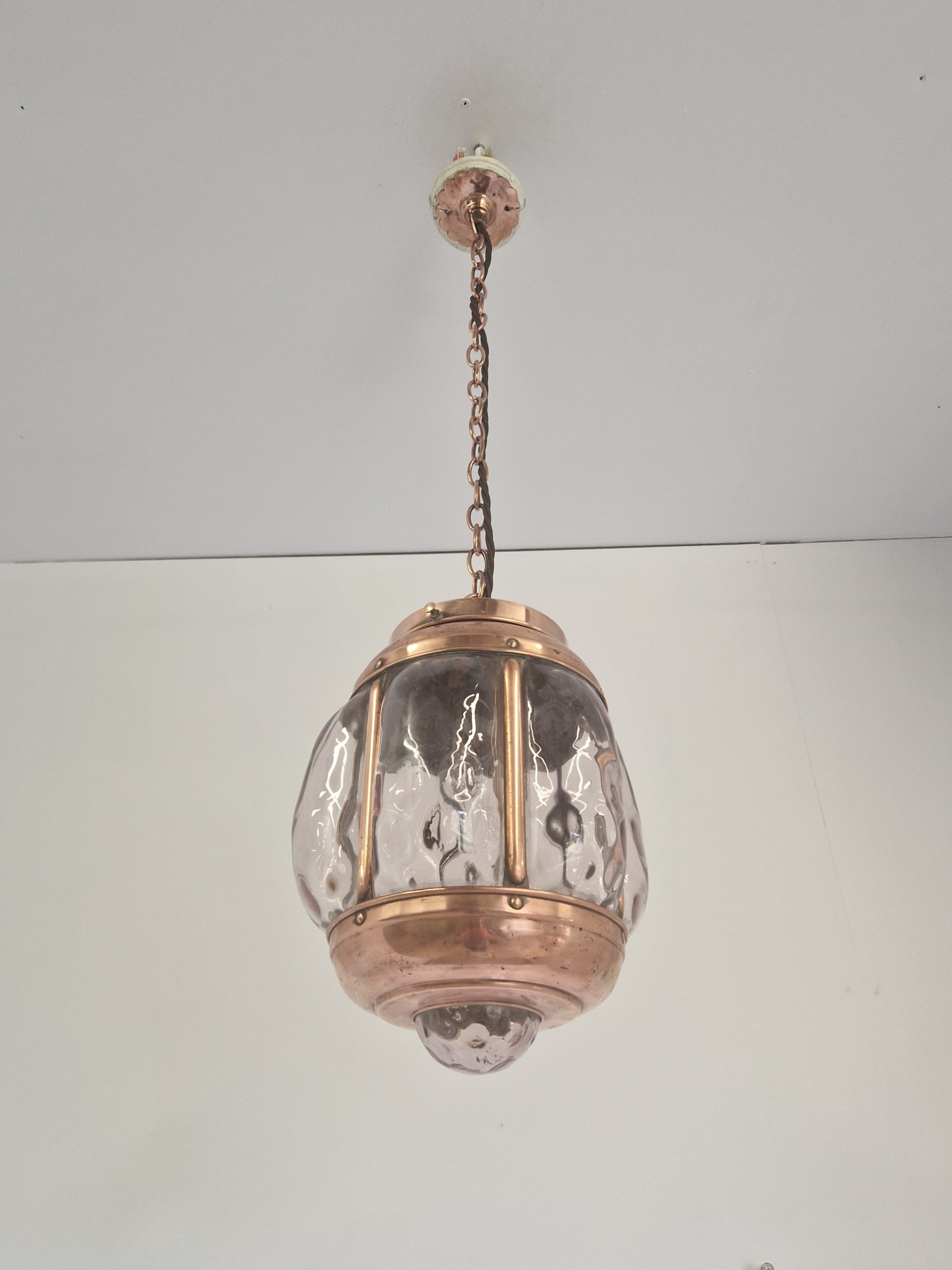 Unsigned | Copper Arts & Crafts Lantern | England c.1900 - Image 5