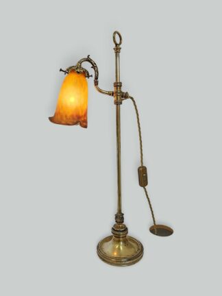 Maison Gagneau, Paris with Muller Frères | Neoclassical "Student" Lamp | France c.1925 | SOLD