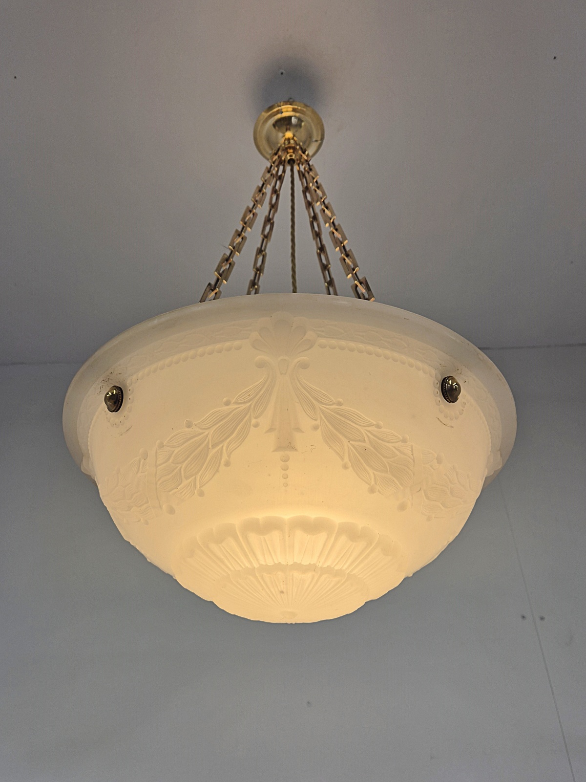 Unsigned | 2 Neo-Classical "Radiac" Plafonniers | England c.1925 | SOLD - Image 4