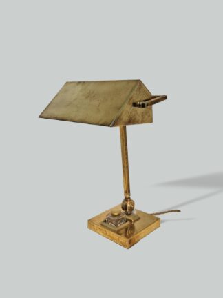 Unsigned | Brass "Banker's" Desk Lamp | England c.1915 | SOLD