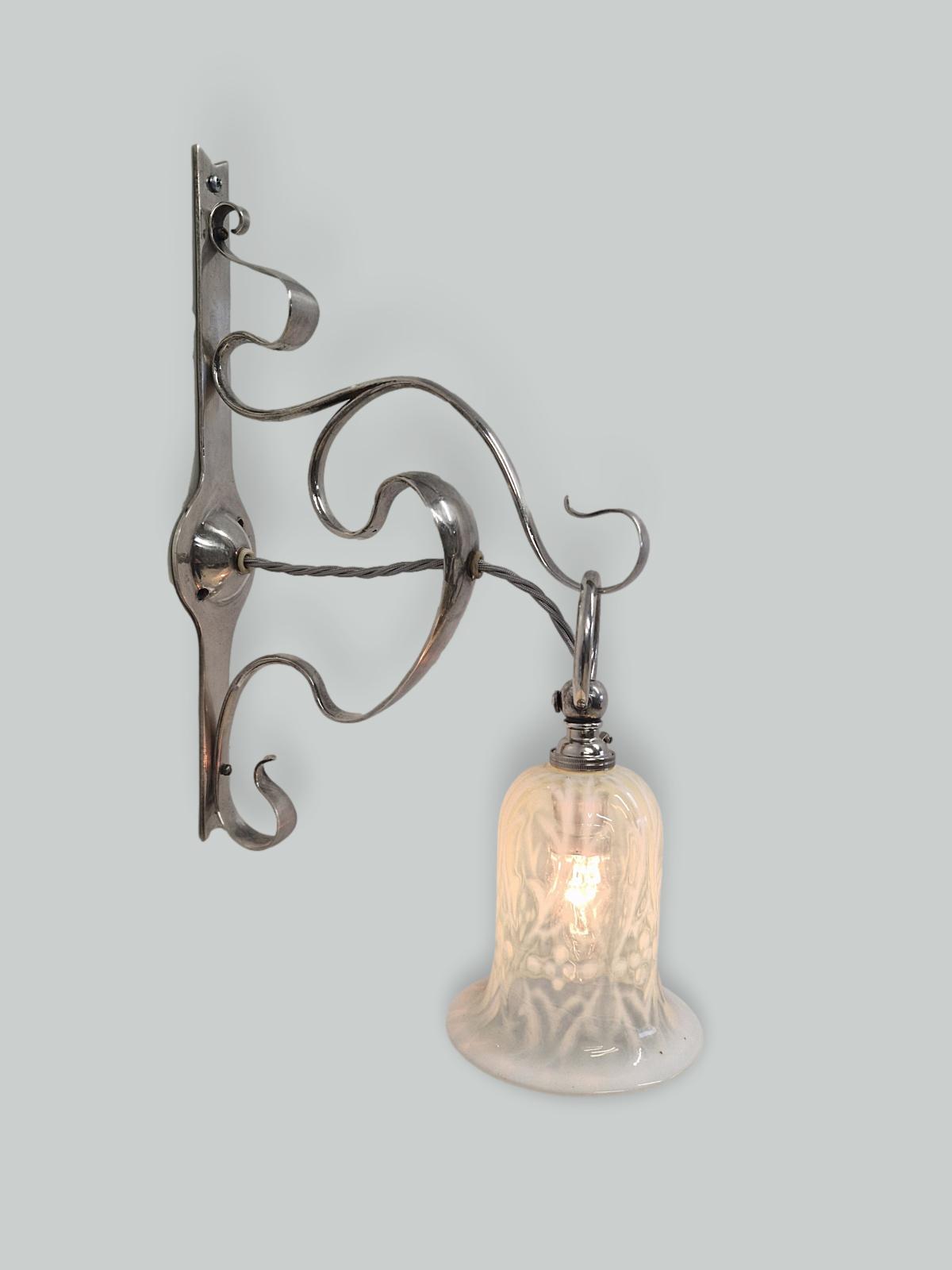 Attributed F & C Osler | 3 Arts & Crafts Silver-Plated Wall Lights | England c.1905