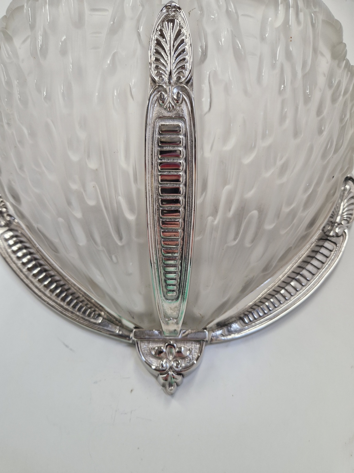 M.Hudry & Val Saint-Lambert | Large Art Deco Wall Light | France/Belgium c.1930 - Image 8