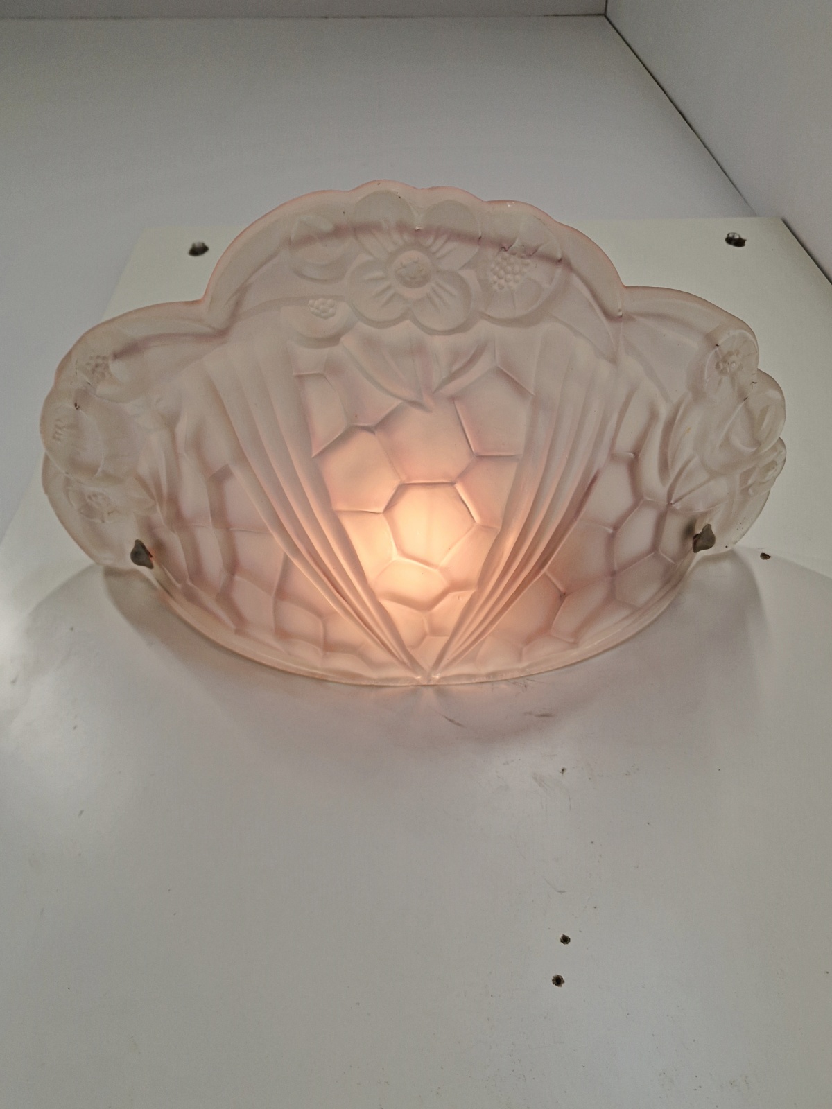 Verrerie D'art Degué | Art Deco Wall Light | France c.1925 - Image 4