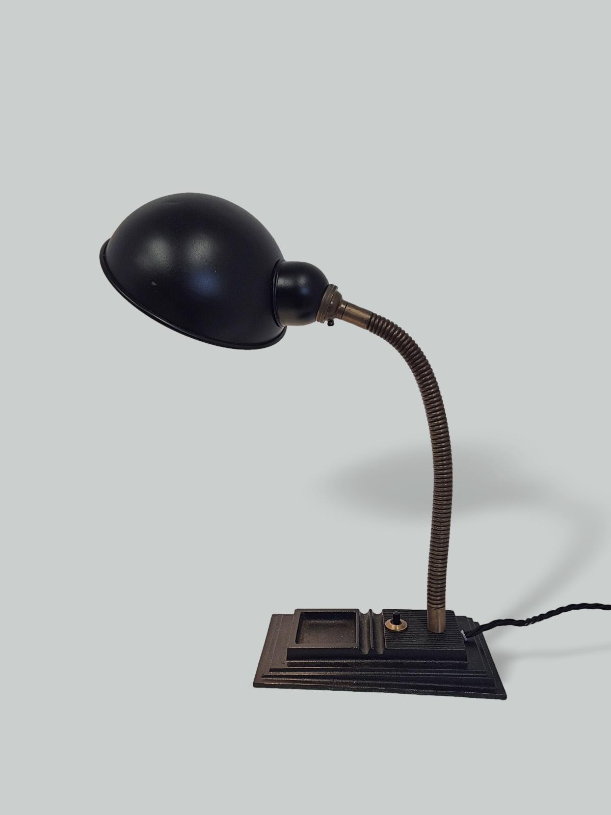 Unsigned | Adjustable "Clerk's" Desk Lamp | England c.1930