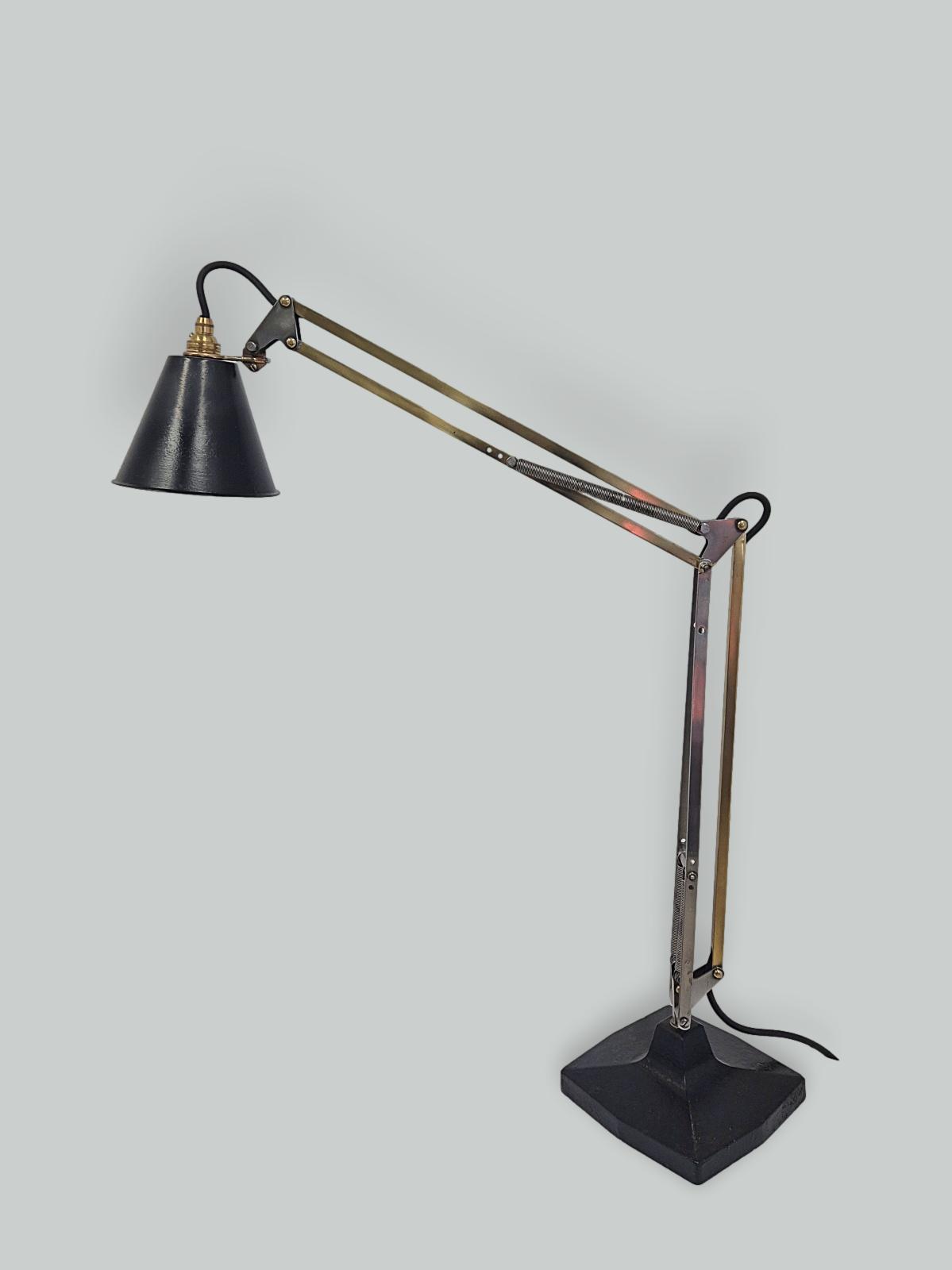 Herbert Terry & Sons Ltd, Redditch | 3-Spring Model 1209 "Anglepoise" Desk lamp | England c.1940-50