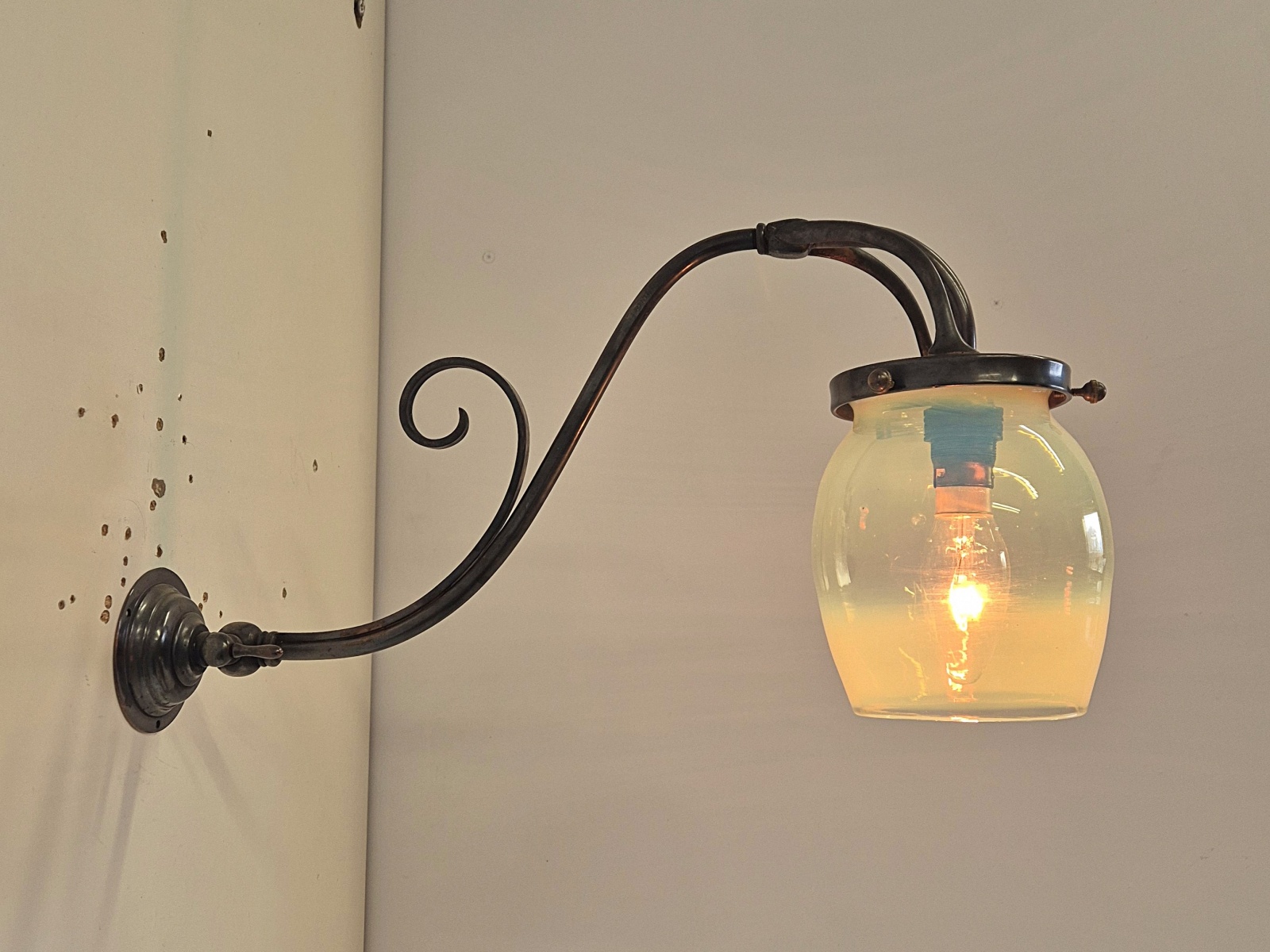 W.A.S Benson, London | 2 Arts & Crafts Gas Wall Lights | England c.1900 | SOLD - Image 6