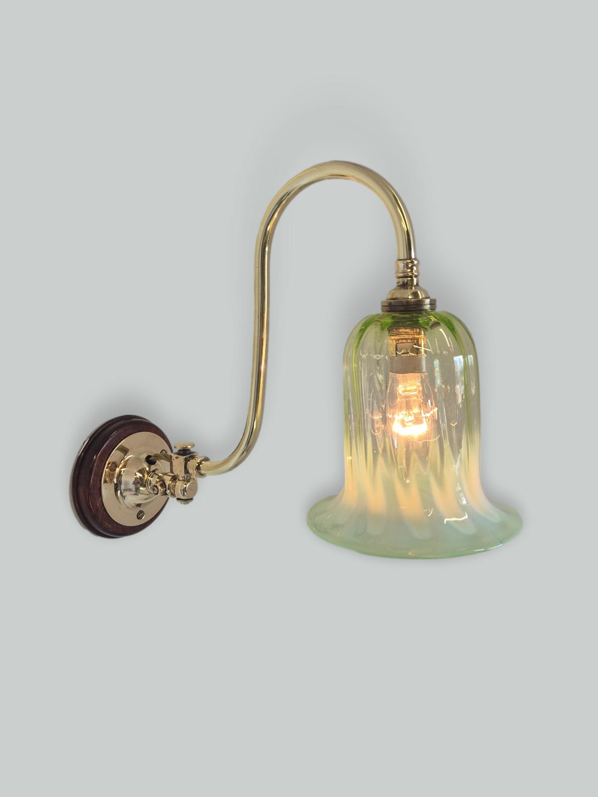 Unsigned | Swivel-Neck "Gas" Wall Light | English c1910-20