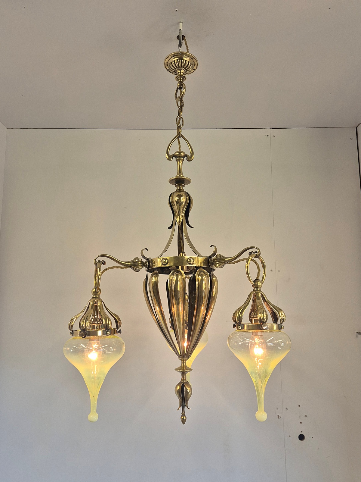 Best & Lloyd, Birmingham | Rare Art Nouveau Chandelier | England c.1900 - Image 2