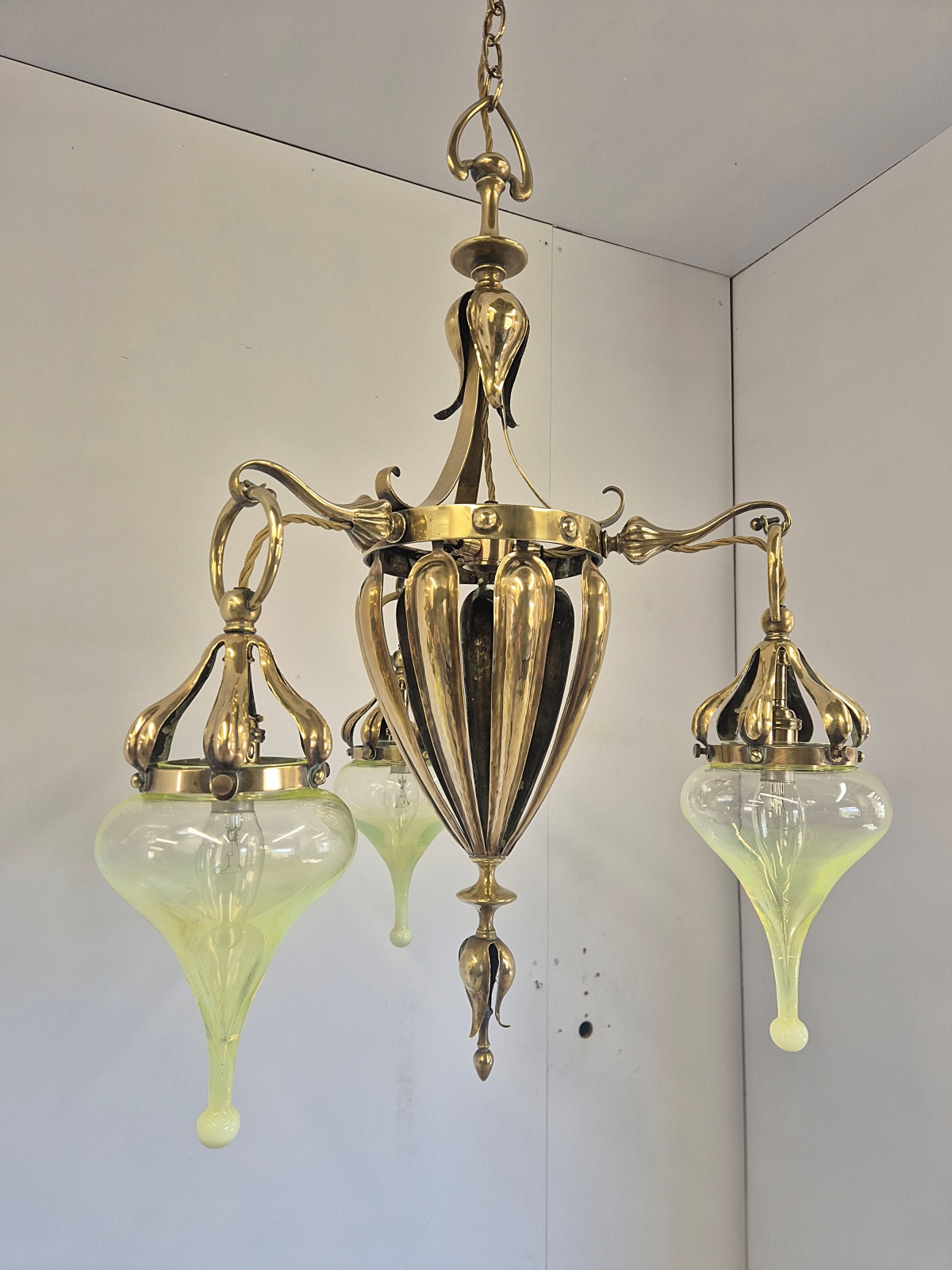 Best & Lloyd, Birmingham | Rare Art Nouveau Chandelier | England c.1900 - Image 7