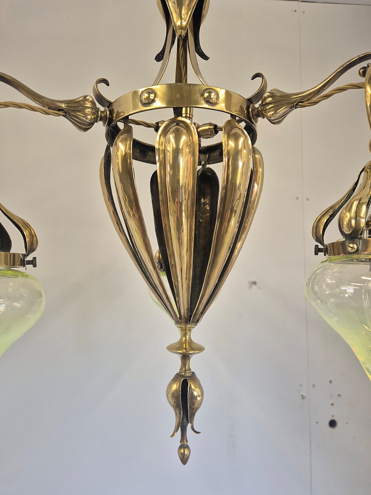 Best & Lloyd, Birmingham | Rare Art Nouveau Chandelier | England c.1900 - Image 10