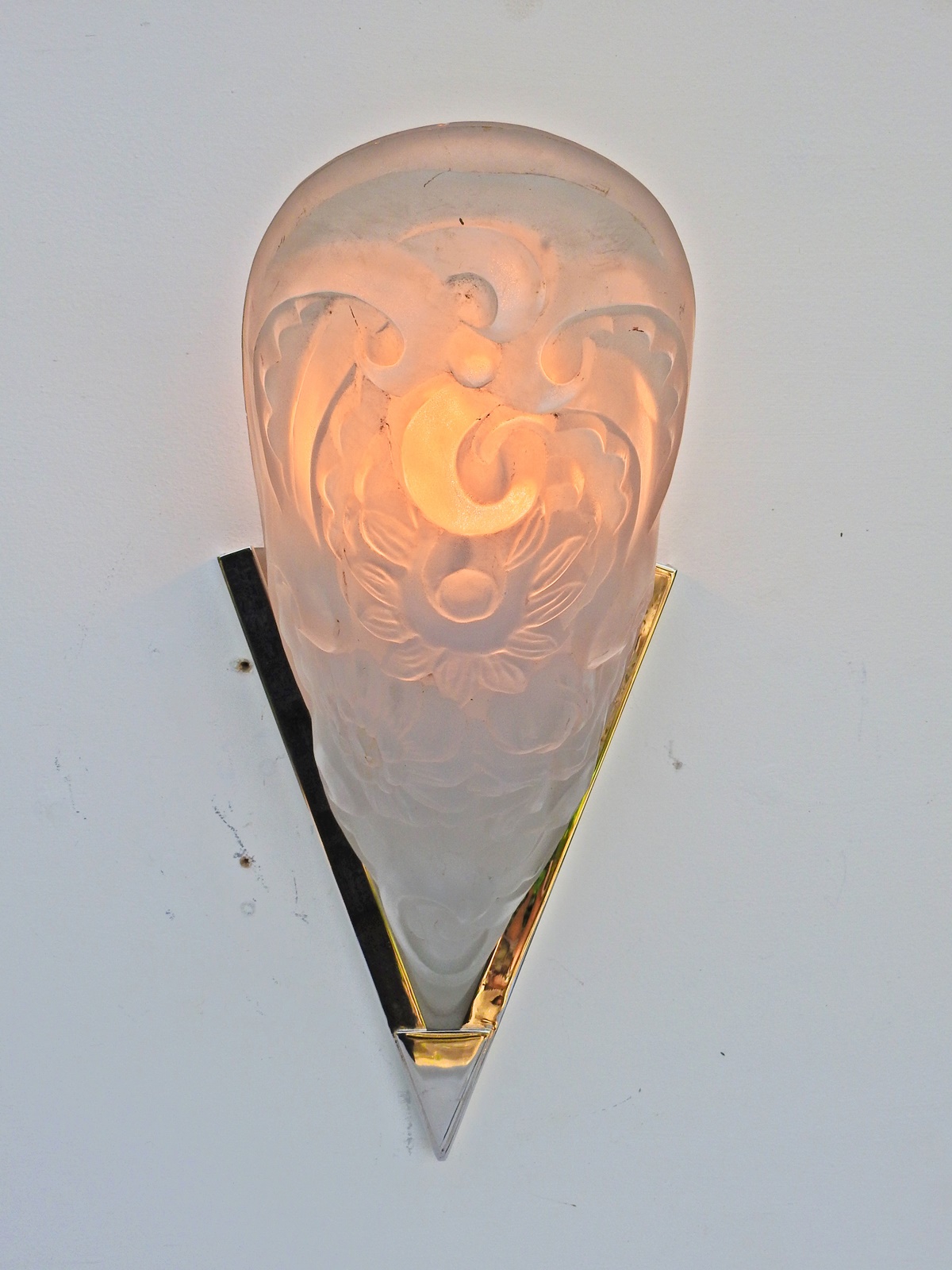 André Delatte, Nancy | 2 x Pairs (4) Art Deco Wall Lights | France c.1935 - Image 3