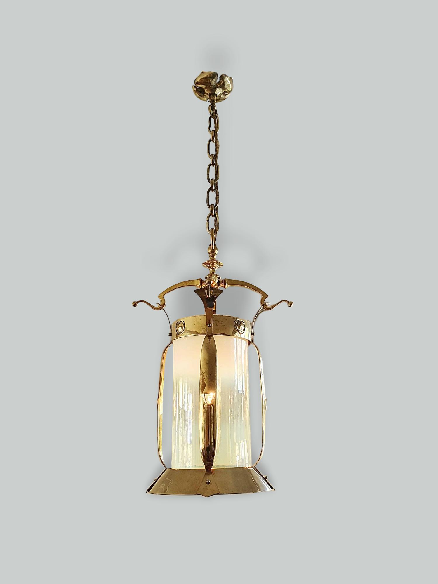 The General Electric Company (G.E.C) | Large Arts & Crafts Hall Lantern | England c.1905 | SOLD