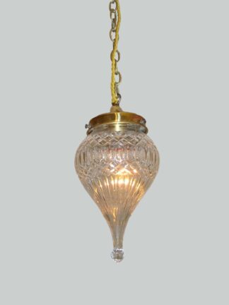 Unsigned | Cut-Glass "Pineapple" Pendant | England c.1900 | SOLD