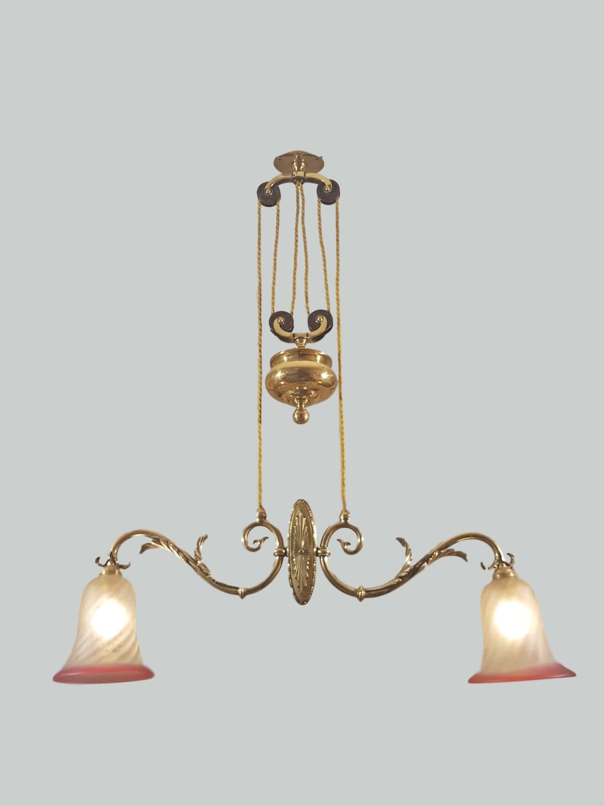 The General Electric Company (G.E.C) | "Rise & Fall" Ceiling Light | England c.1905 | SOLD