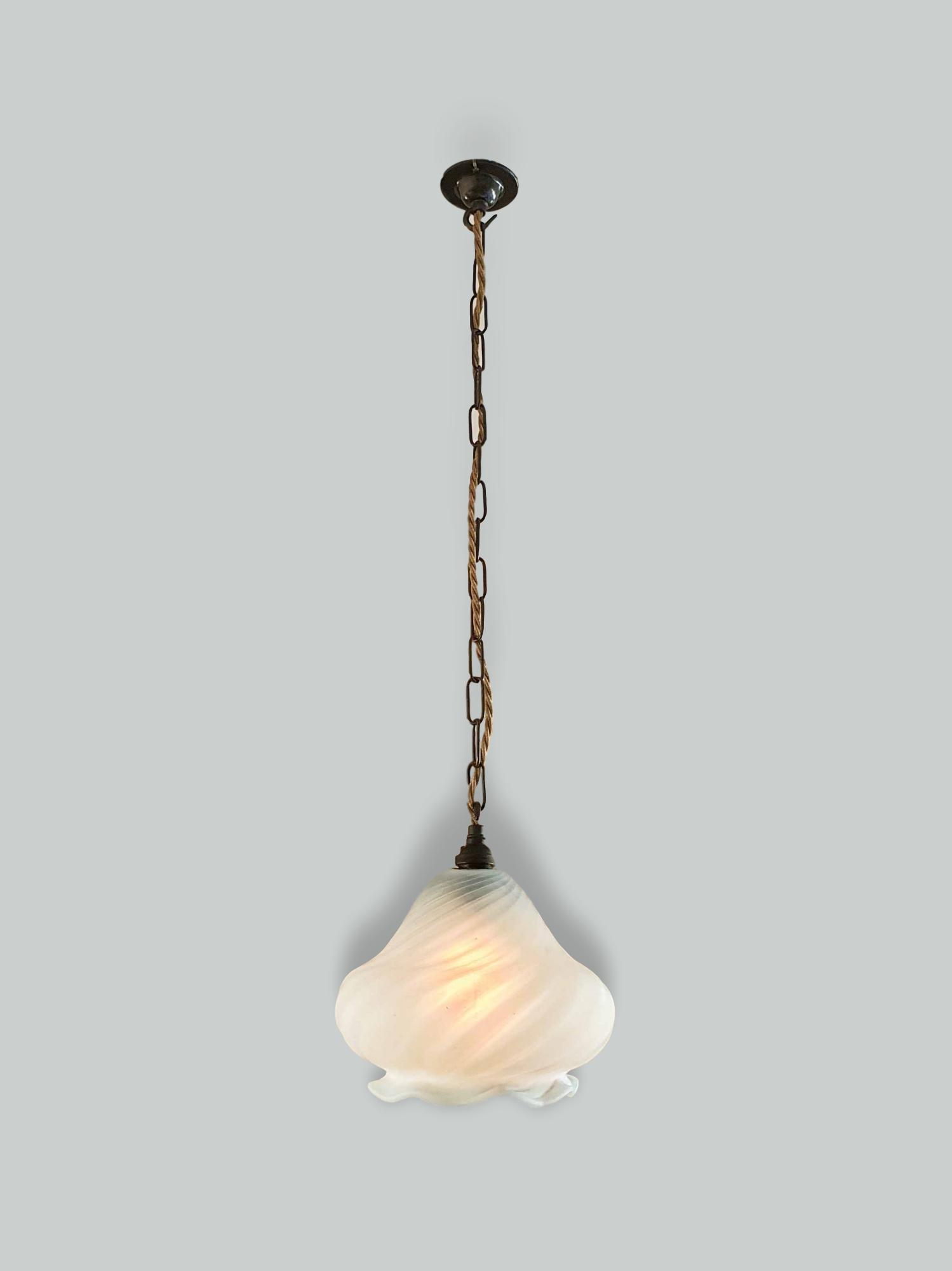 Unsigned | Opalescent-glass Lantern | SOLD