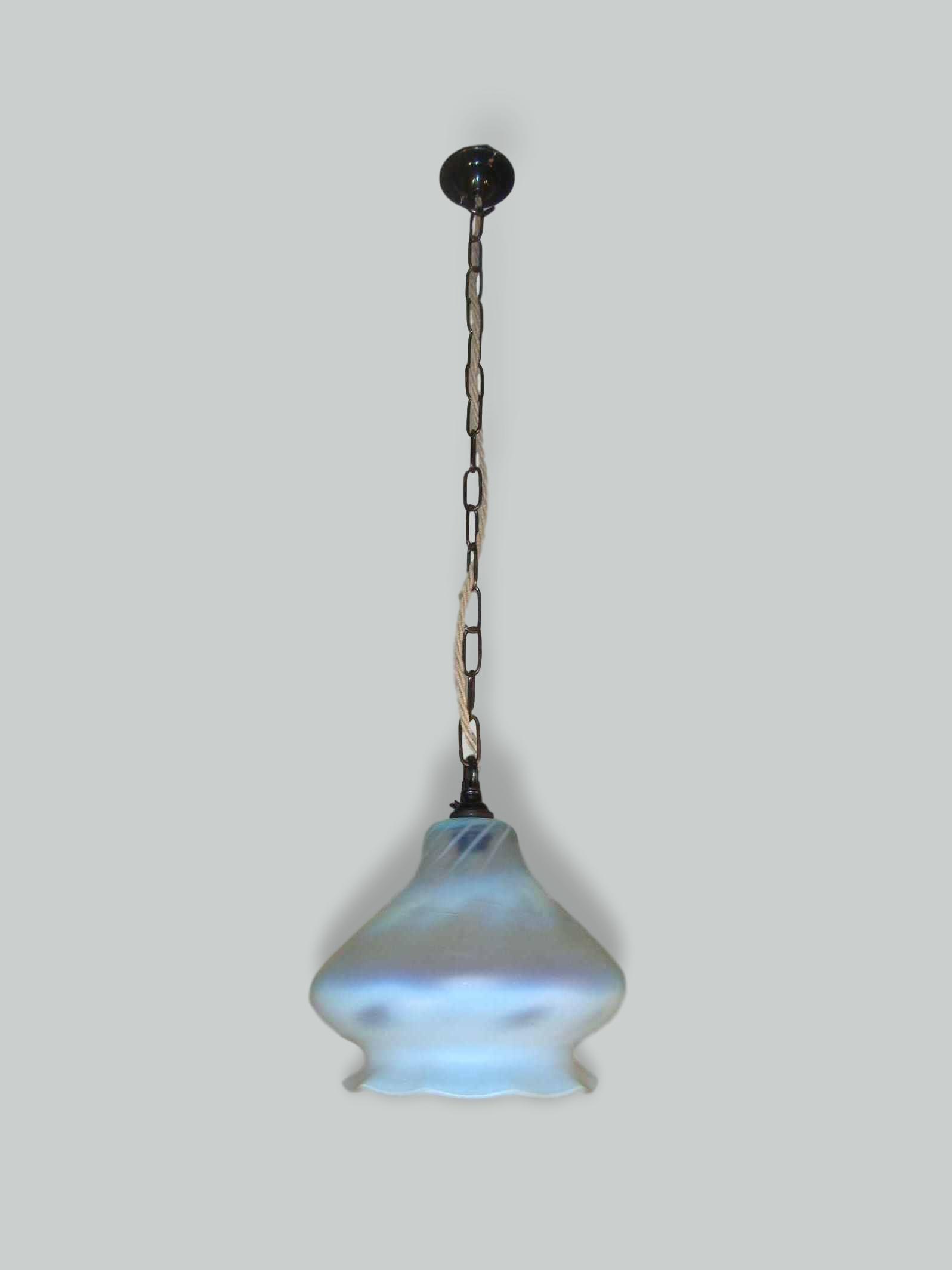 Unsigned | Opalescent-glass Lantern | England Early c.20th