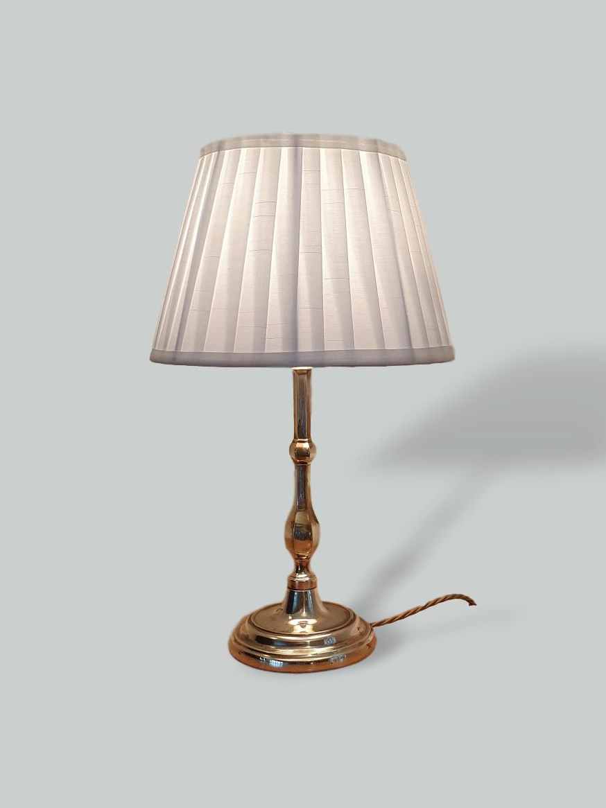 J & W.B.Smith Ltd, London & Glasgow | 2 Edwardian Brass Table Standards | England c.1925 | SOLD