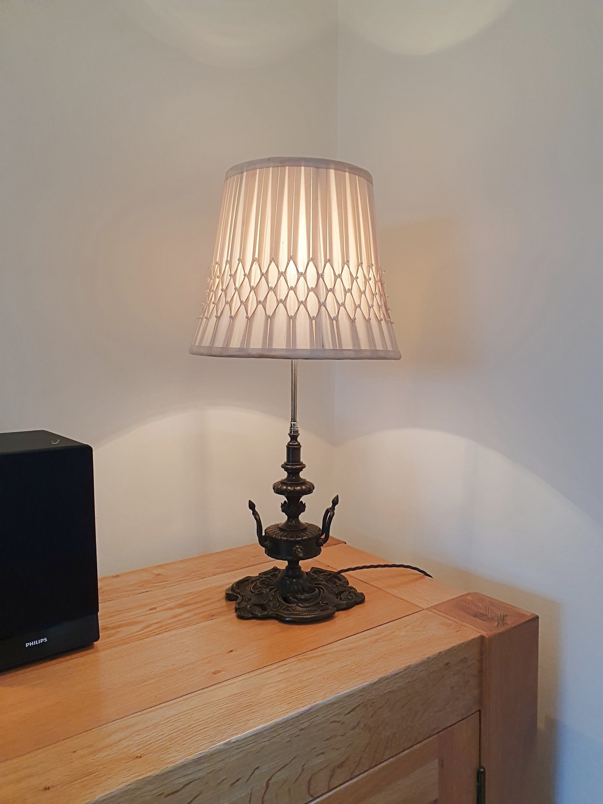 Unsigned | Baroque Bronze Table Standard | France Early c.20th - Image 2