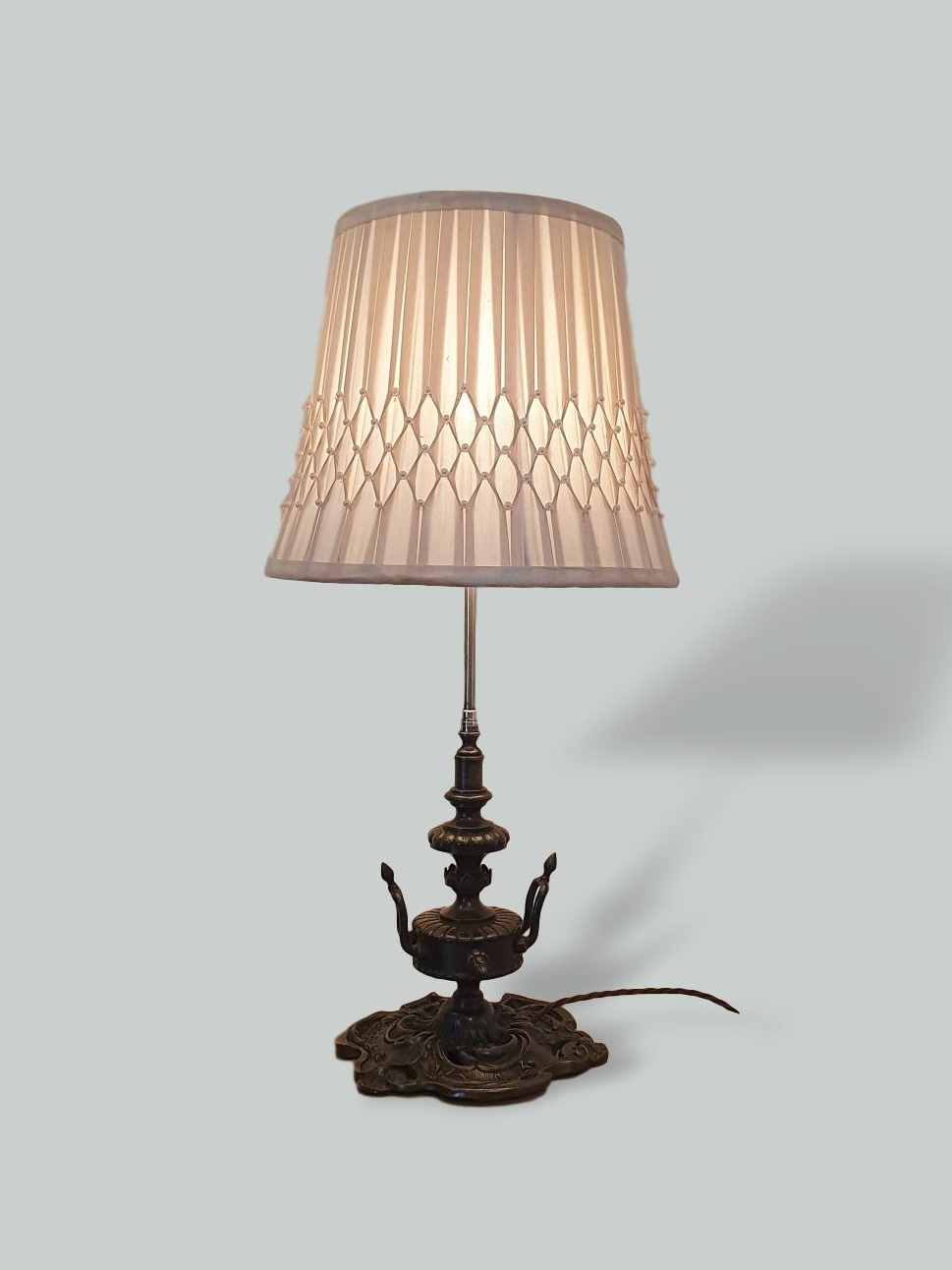 Unsigned | Baroque Bronze Table Standard | France Early c.20th