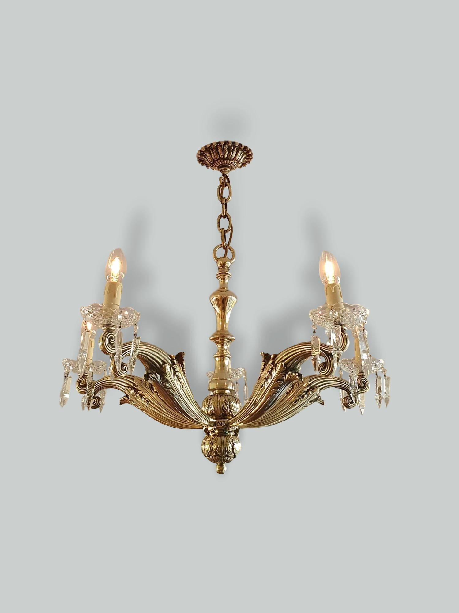 Unsigned | Baroque 5-Branch Candelabra| France Early c.20th
