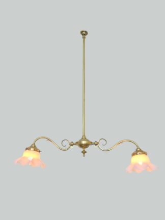 Faraday & Son, London | Two-Branch Edwardian Gasolier | England c.1900 | SOLD