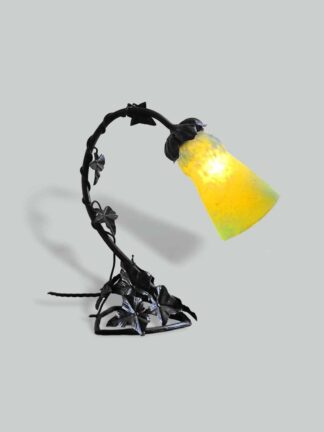 André Delatte, Nancy | Wrought Iron Desk Lamp | France c.1920