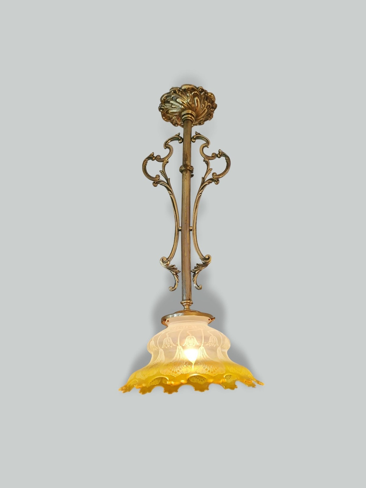 Unsigned | Victorian "Gas" Ceiling Fitting | England c.1900