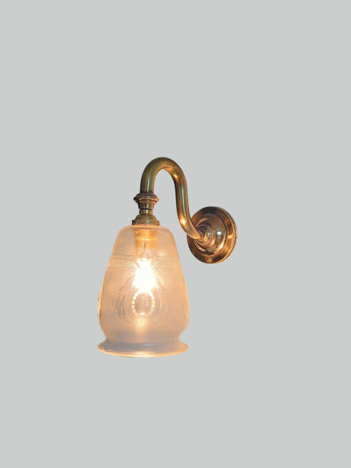 The General Electric Company (G.E.C) | 3 Small Cast brass Wall Lights | English c.1925 | SOLD