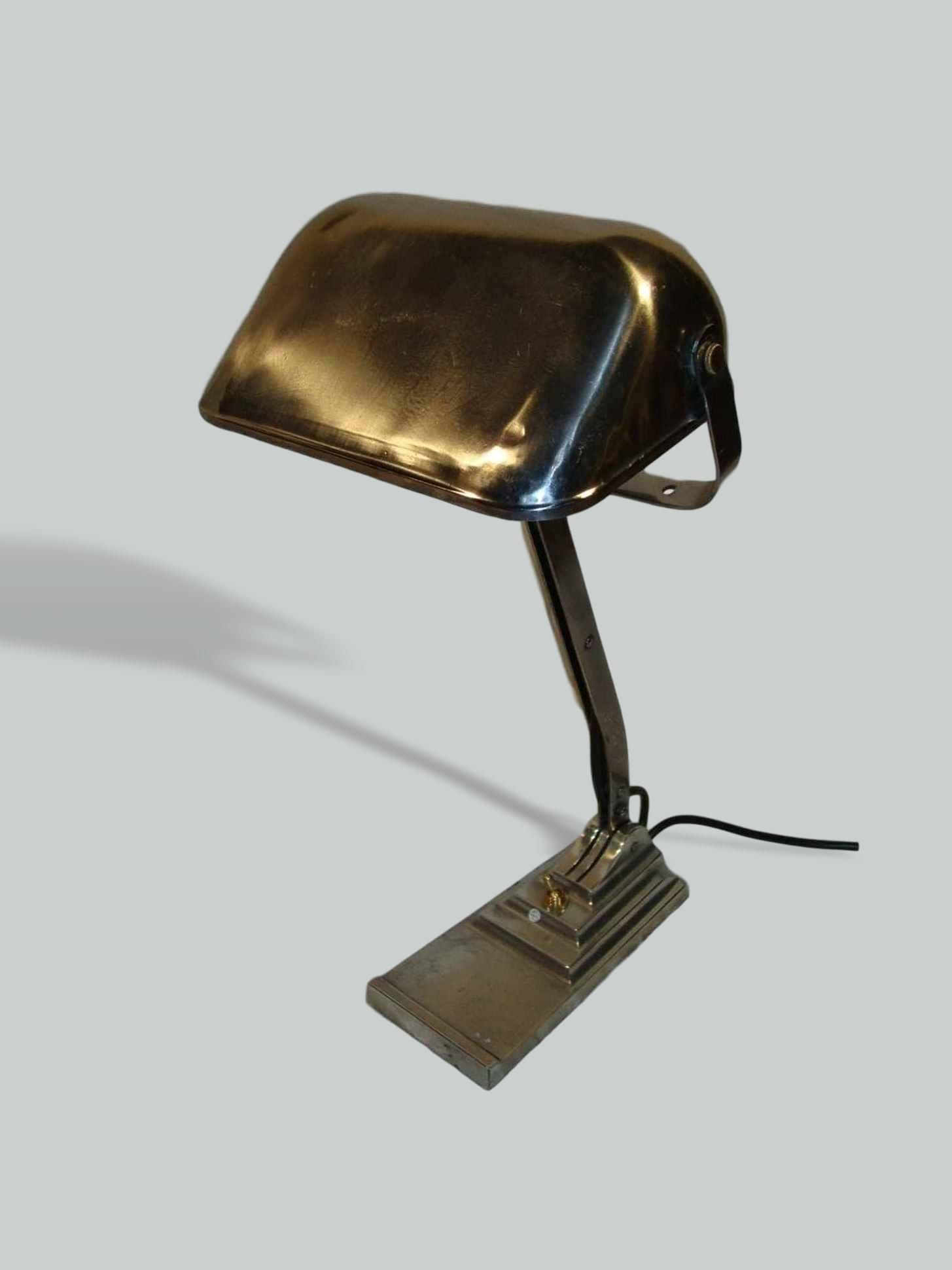 Unsigned | All-Steel "Officer's" Desk lamp | Belgium c.1940 | SOLD