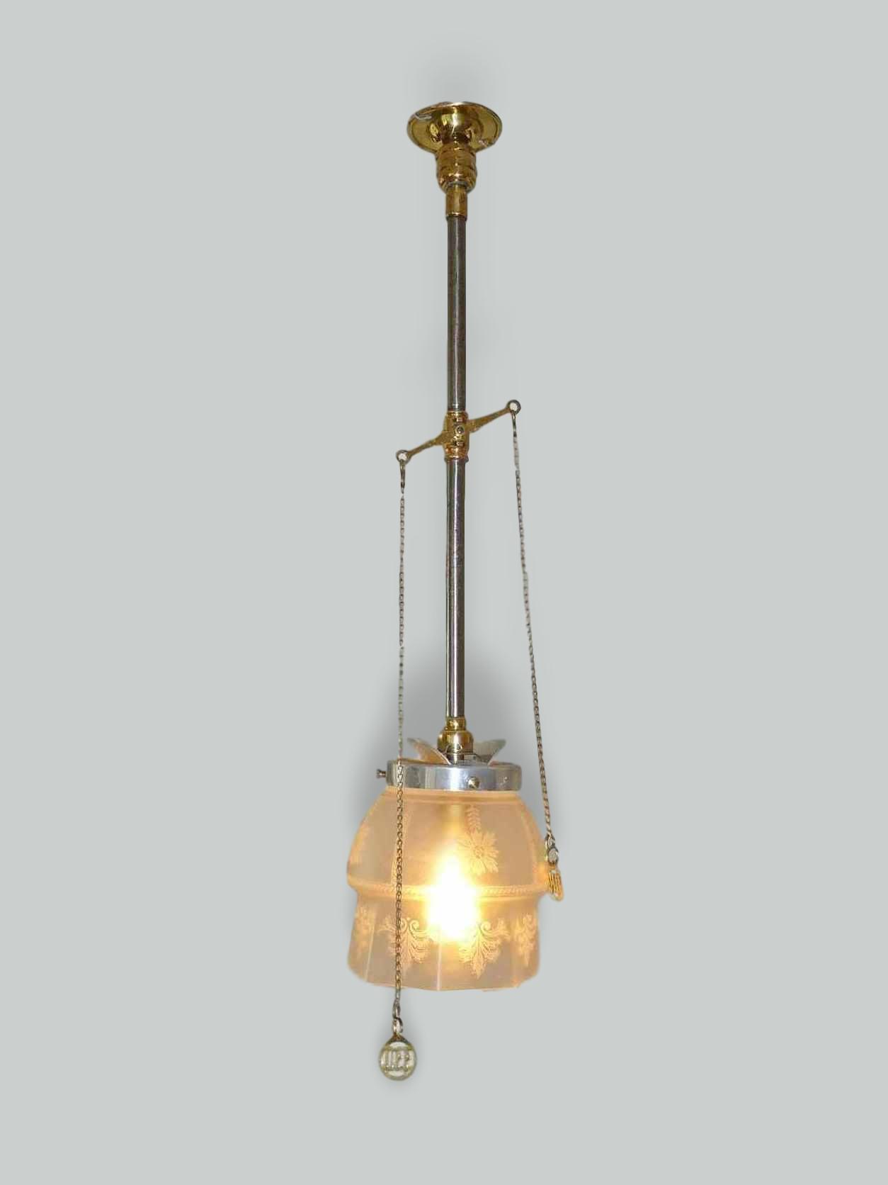 Veritas Lampworks | Iron & Brass Gas Lantern | England c.1905