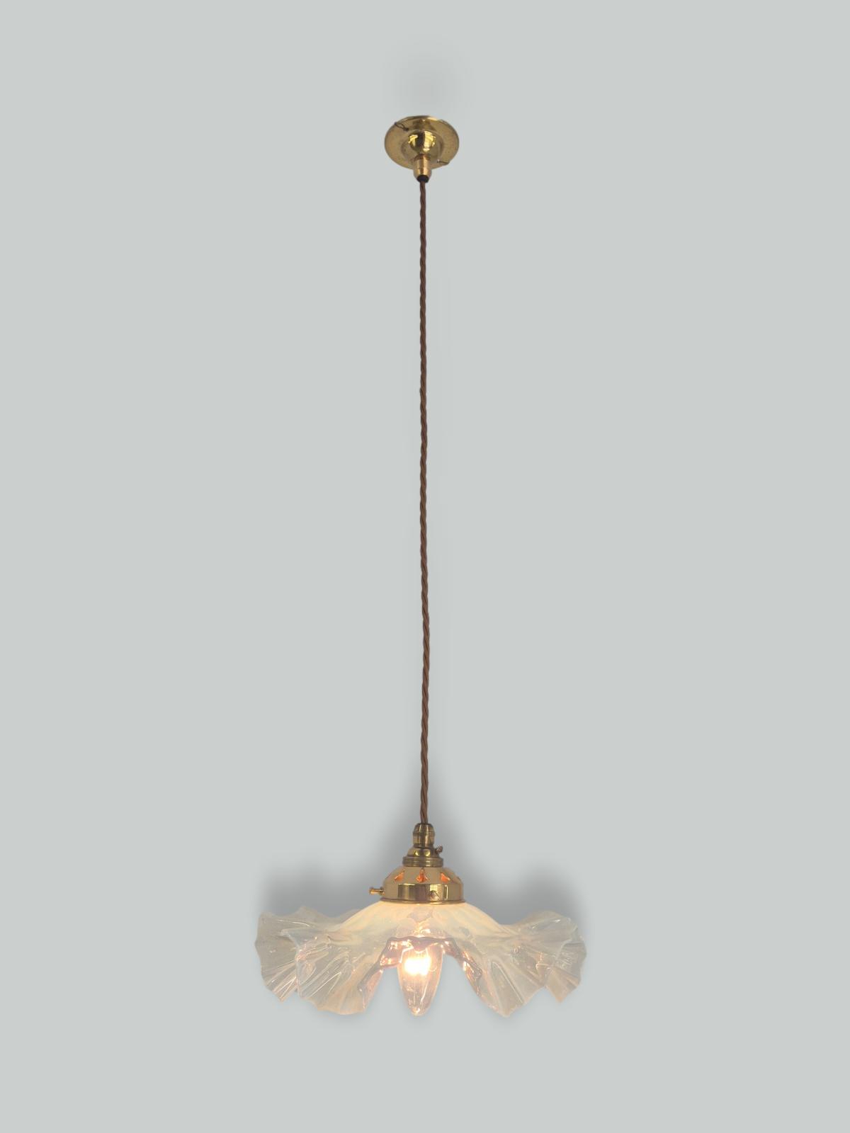 Unsigned | 3 Opalescent 'Coolie' Pendants | France c.1920-25