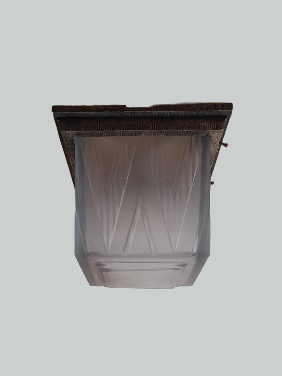 Ernst-Marius Sabino | Art Deco Flush Ceiling Fitment | France c.1930