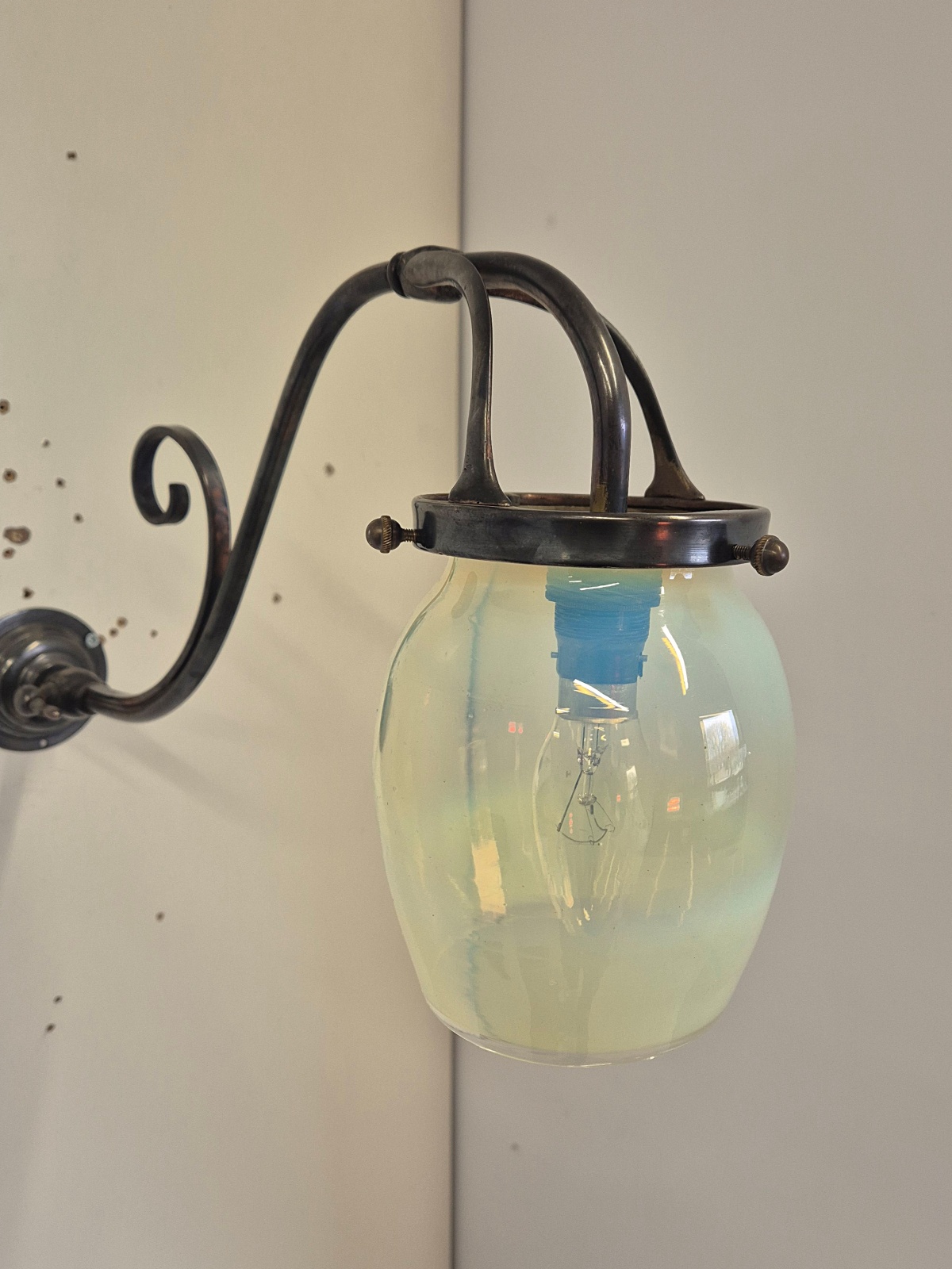 W.A.S Benson, London | 2 Arts & Crafts Gas Wall Lights | England c.1900 | SOLD - Image 12