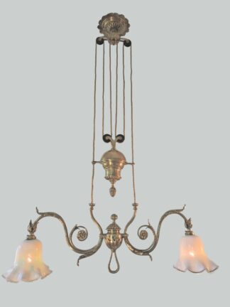 Attributed Escaré & Denelle, London | Neo-Classical "Rise & Fall" Ceiling Light | SOLD