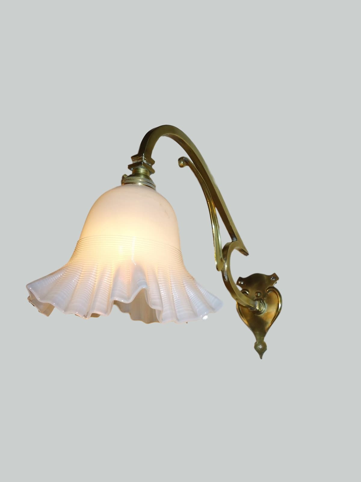 The General Electric Company (G.E.C) | 2 Cast-Brass Wall Lights | England Early c.20th | SOLD