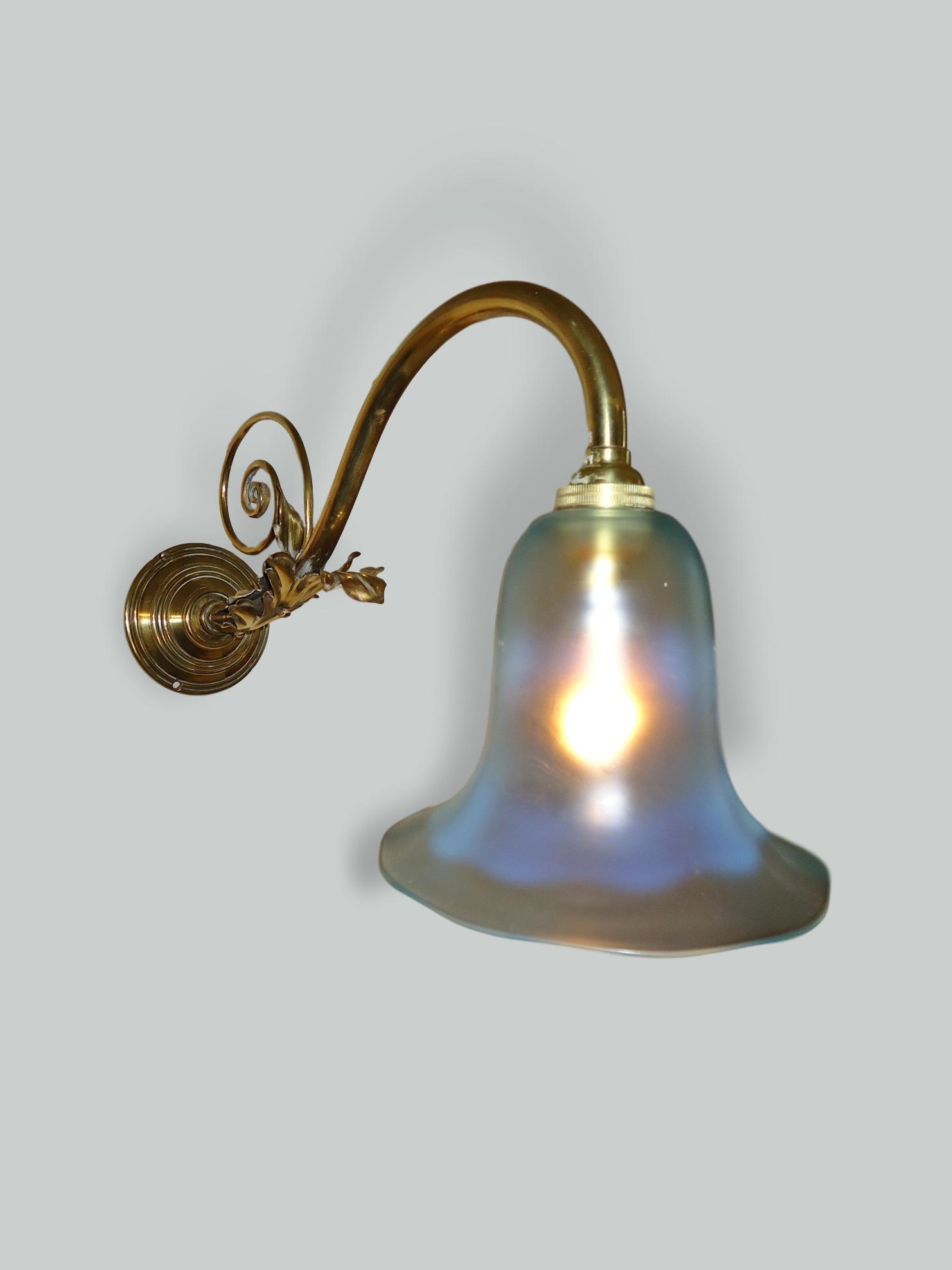 The General Electric Company (G.E.C) | Brass Art Nouveau Wall Light | England Early c.20th | SOLD