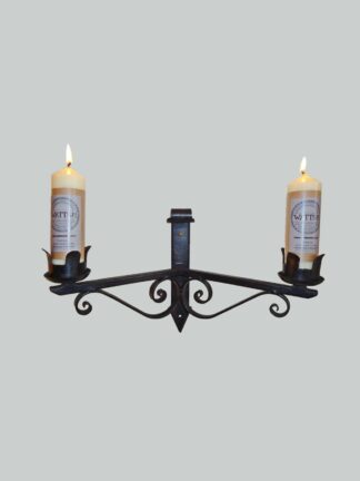 Unsigned | Collection of 6 Neo-gothic Wrought Iron Candle Sconces | Available to Buy Seperately