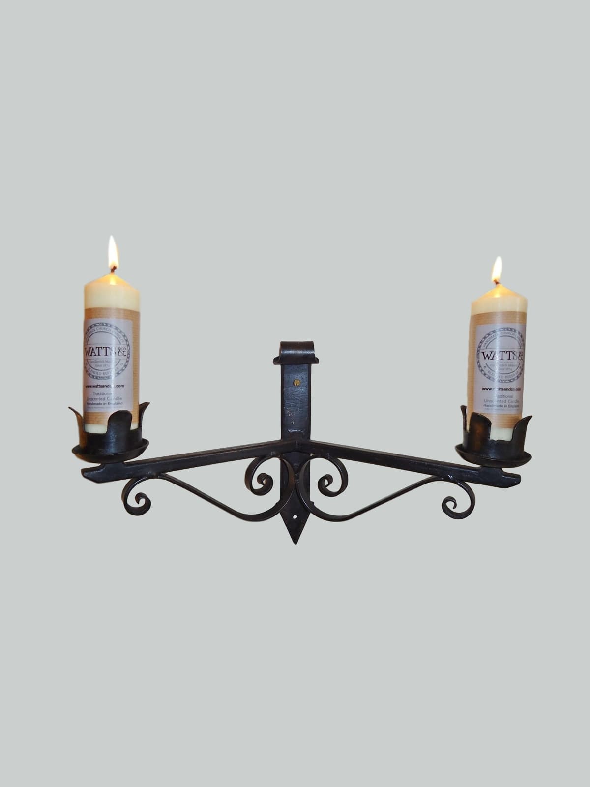 Unsigned | Collection of 6 Neo-gothic Wrought Iron Candle Sconces | Available to Buy Seperately