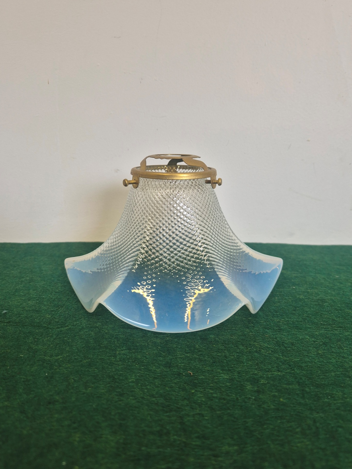 Unsigned | 3 Opalescent-glass Lampshades | France c.1920