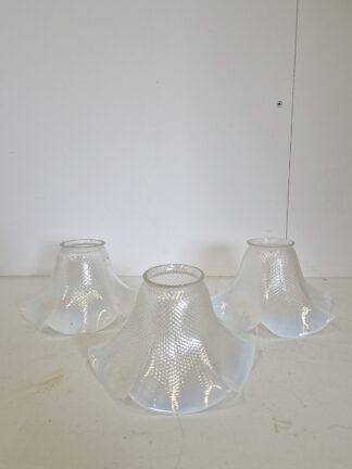 Unsigned | 3 Vaseline Lampshades | France c.1920