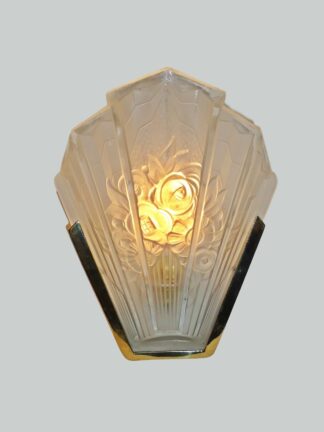 Verreries des Hanots,  | 3 Art Deco Wall Lights | France c.1930 | SOLD