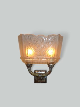 J.Robert (Jean Gauthier) | 2 Art Deco Wall Lights | France c.1930 | SOLD