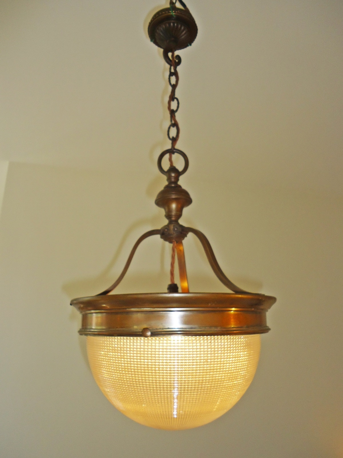 The Holophane Company | Edwardian "Blondel" Prism Lantern | England c.1920 | SOLD - Image 2