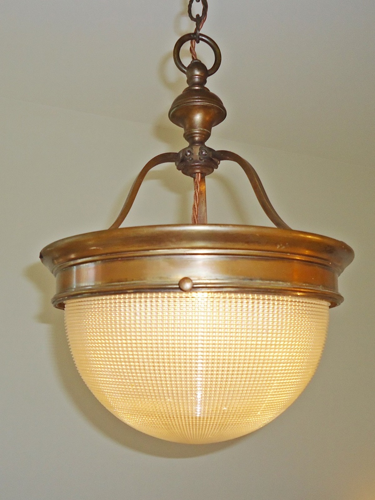 The Holophane Company | Edwardian "Blondel" Prism Lantern | England c.1920 | SOLD - Image 3