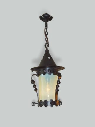 Unsigned | Wrought-Iron Arts & Crafts Lantern | England c.1900