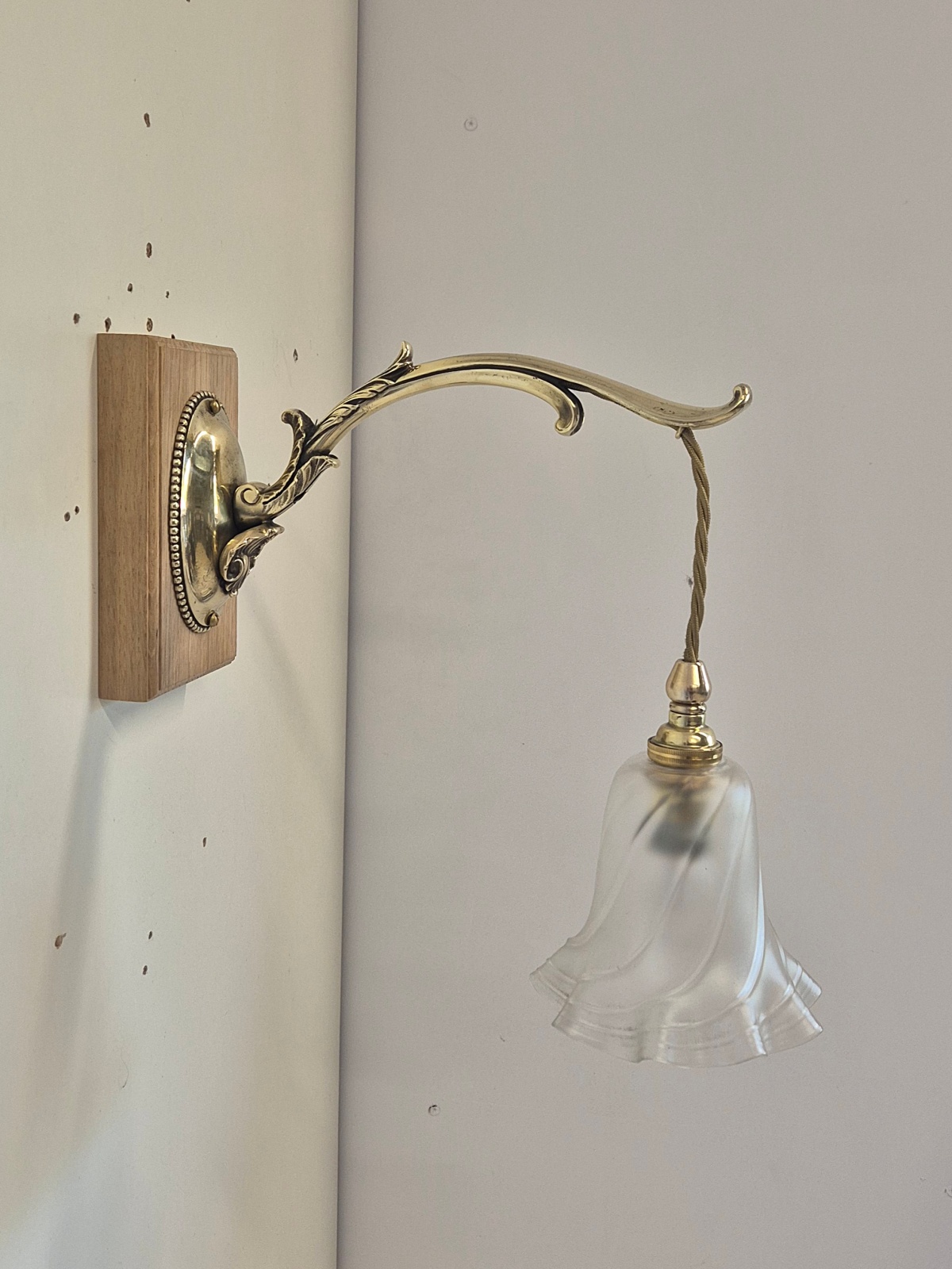 Unsigned | Small Edwardian Wall Light | England c.1905 - Image 5