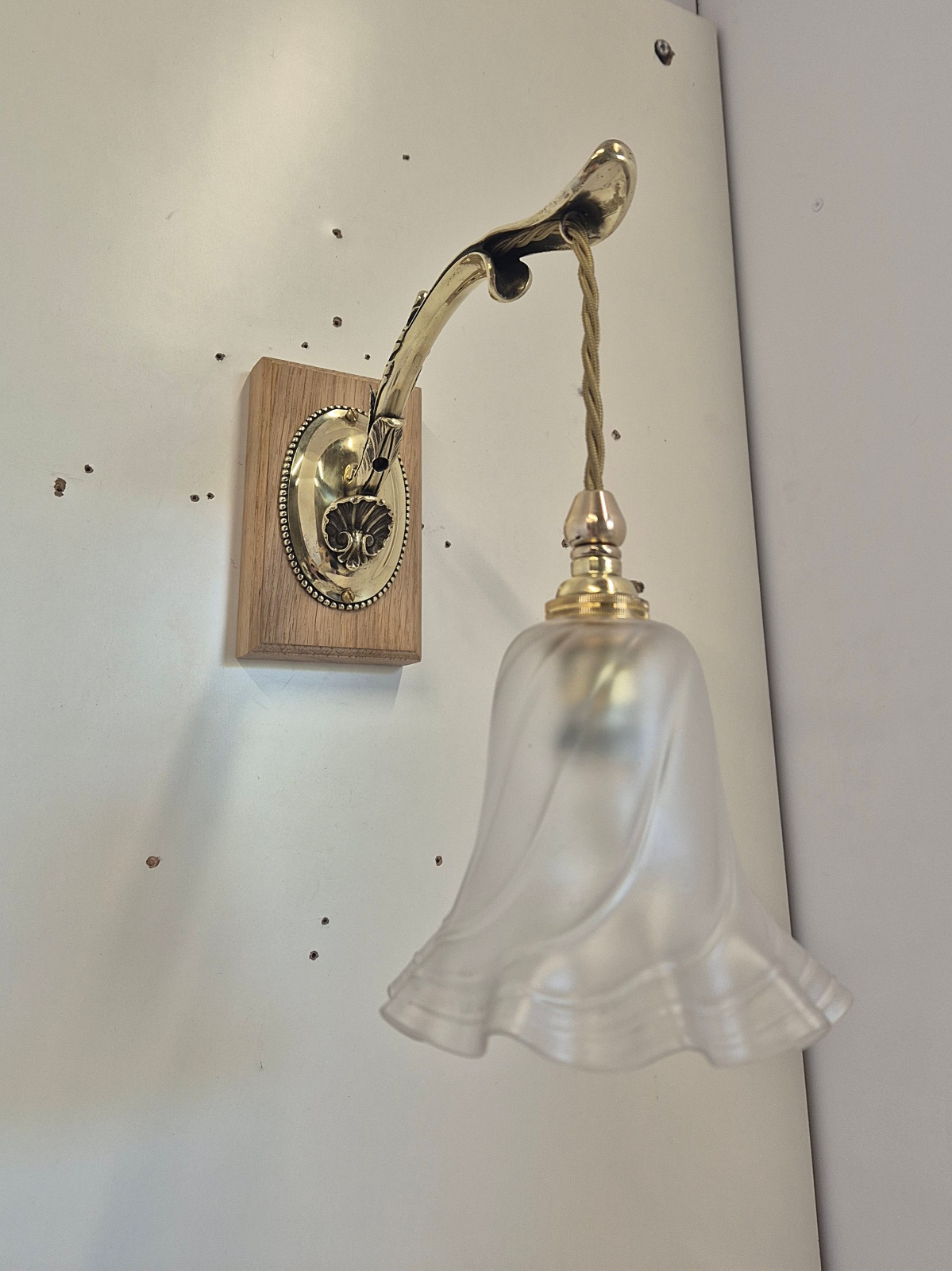 Unsigned | Small Edwardian Wall Light | England c.1905 - Image 7